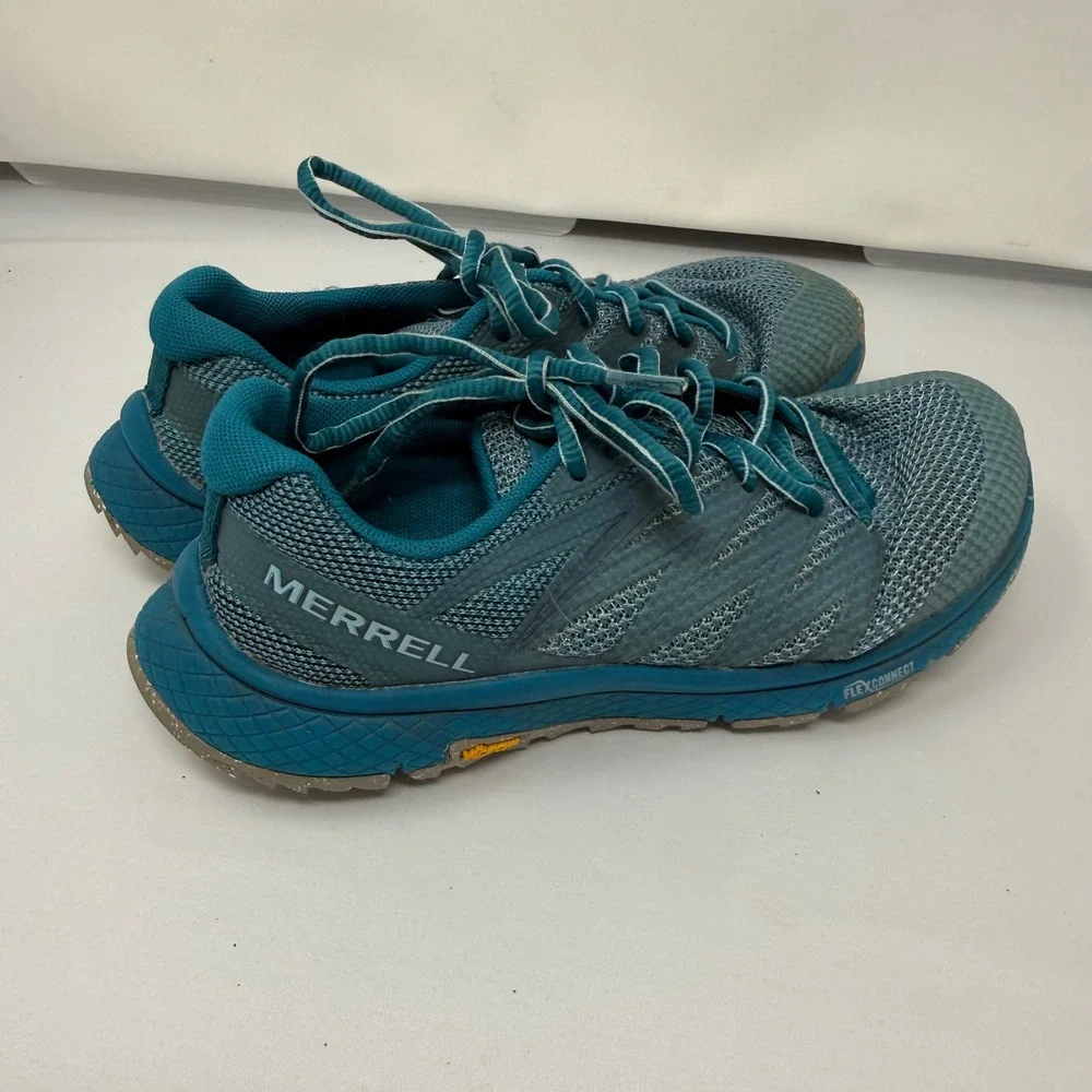 Merrell Bare Access XTR Sweeper Womens 5.5 Trail Running Shoes Teal Blue J99956